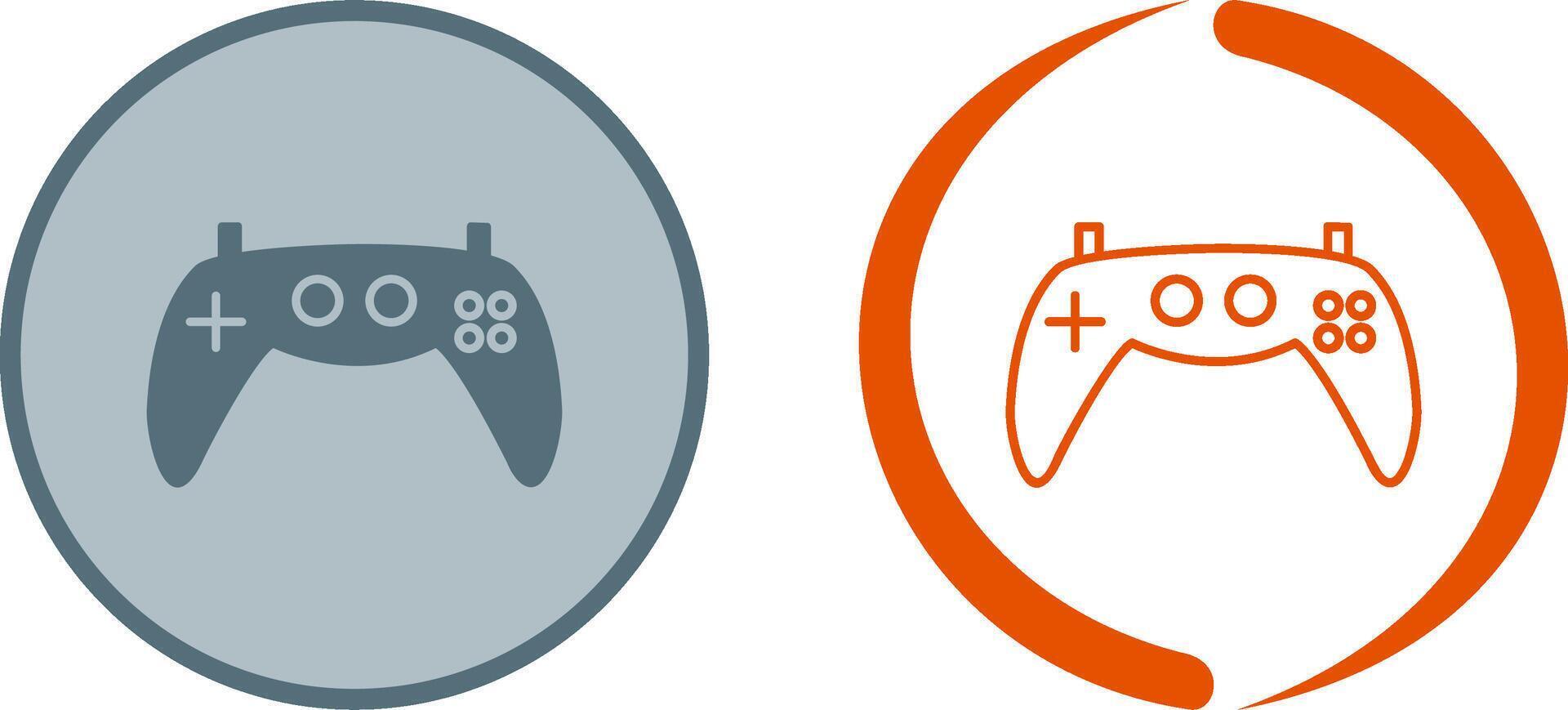 Unique Gaming Console Icon Design vector