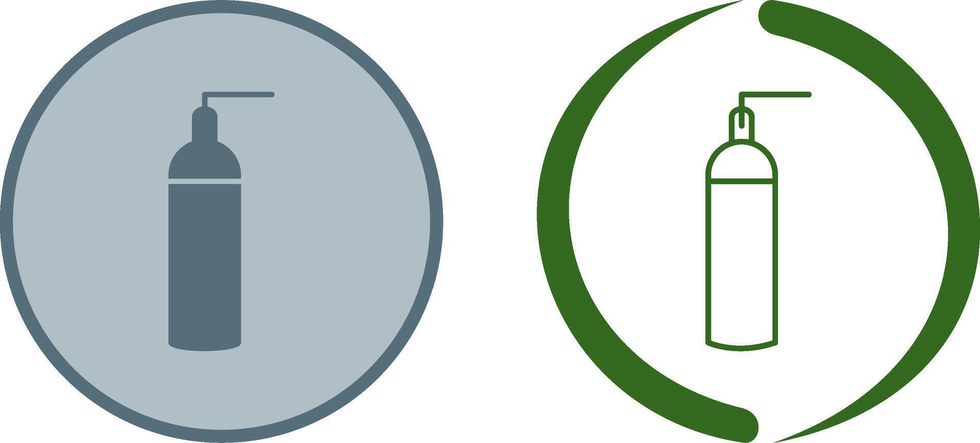 Unique Oxygen Tanks Icon Design vector