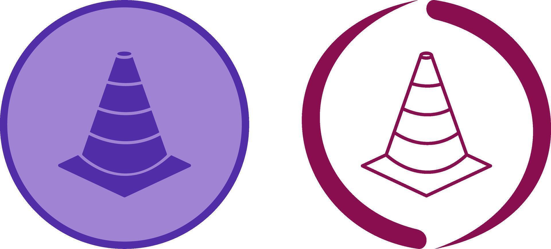 Unique Cone Icon Design vector
