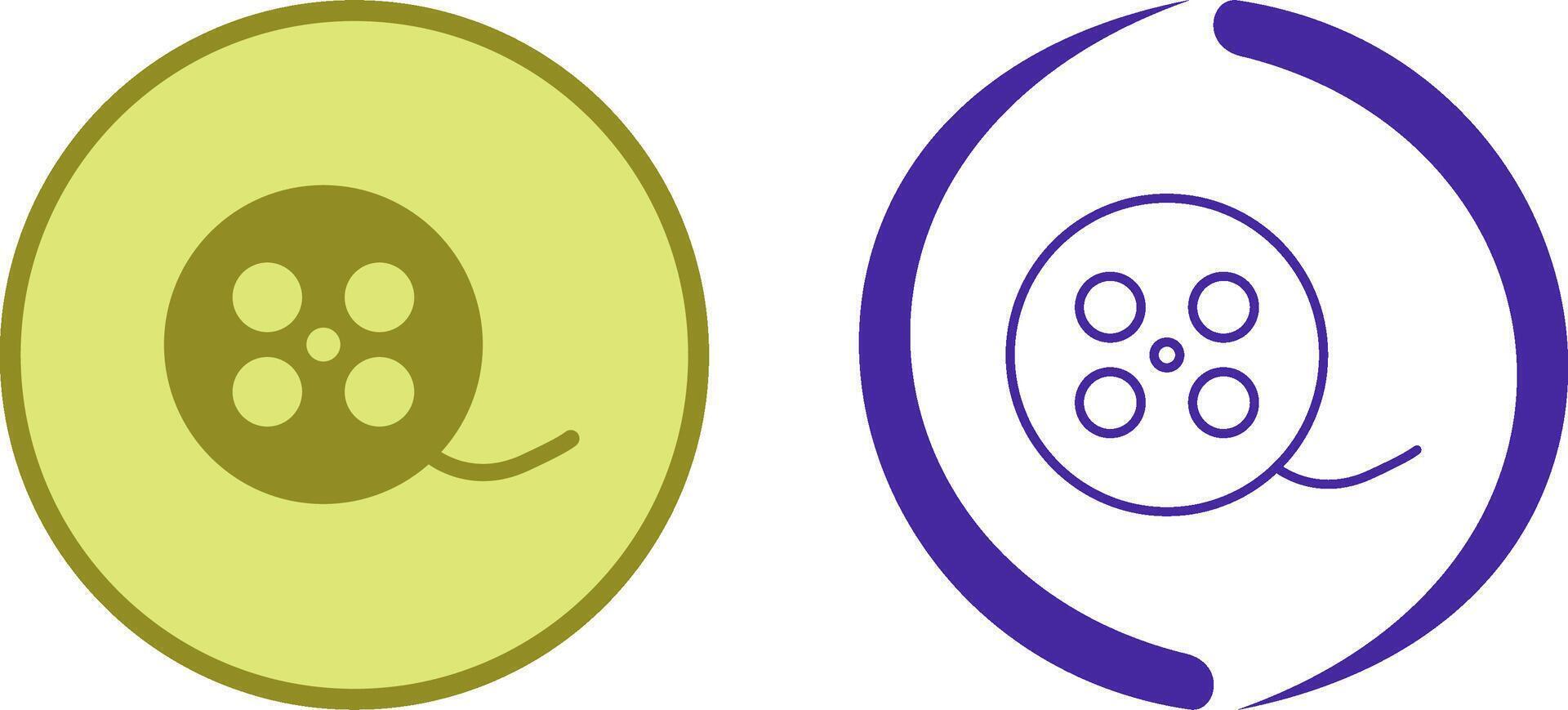 Reel Icon Design vector