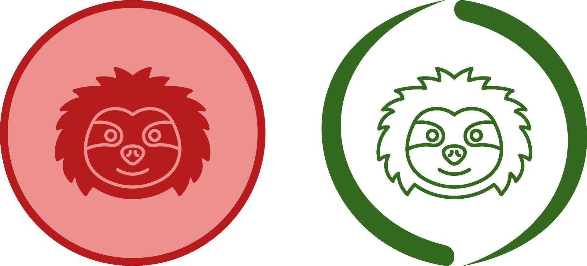 Sloth Icon Design vector