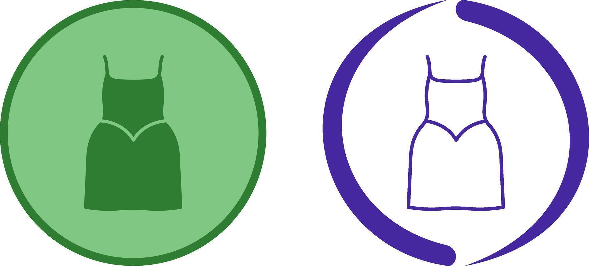 Party Dress Icon Design vector
