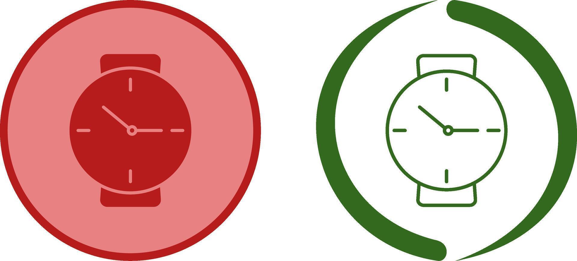 Wrist Watch Icon Design vector