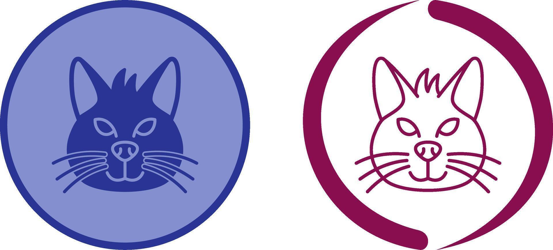 Cat Icon Design vector