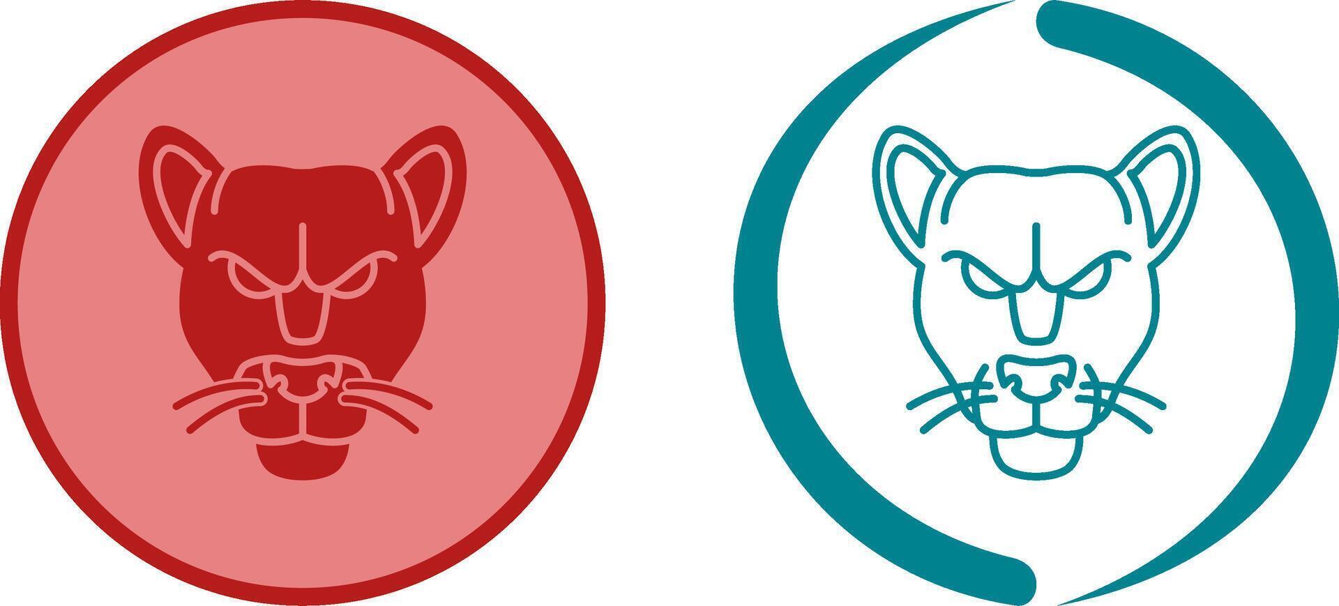 Black Panther Icon Design vector