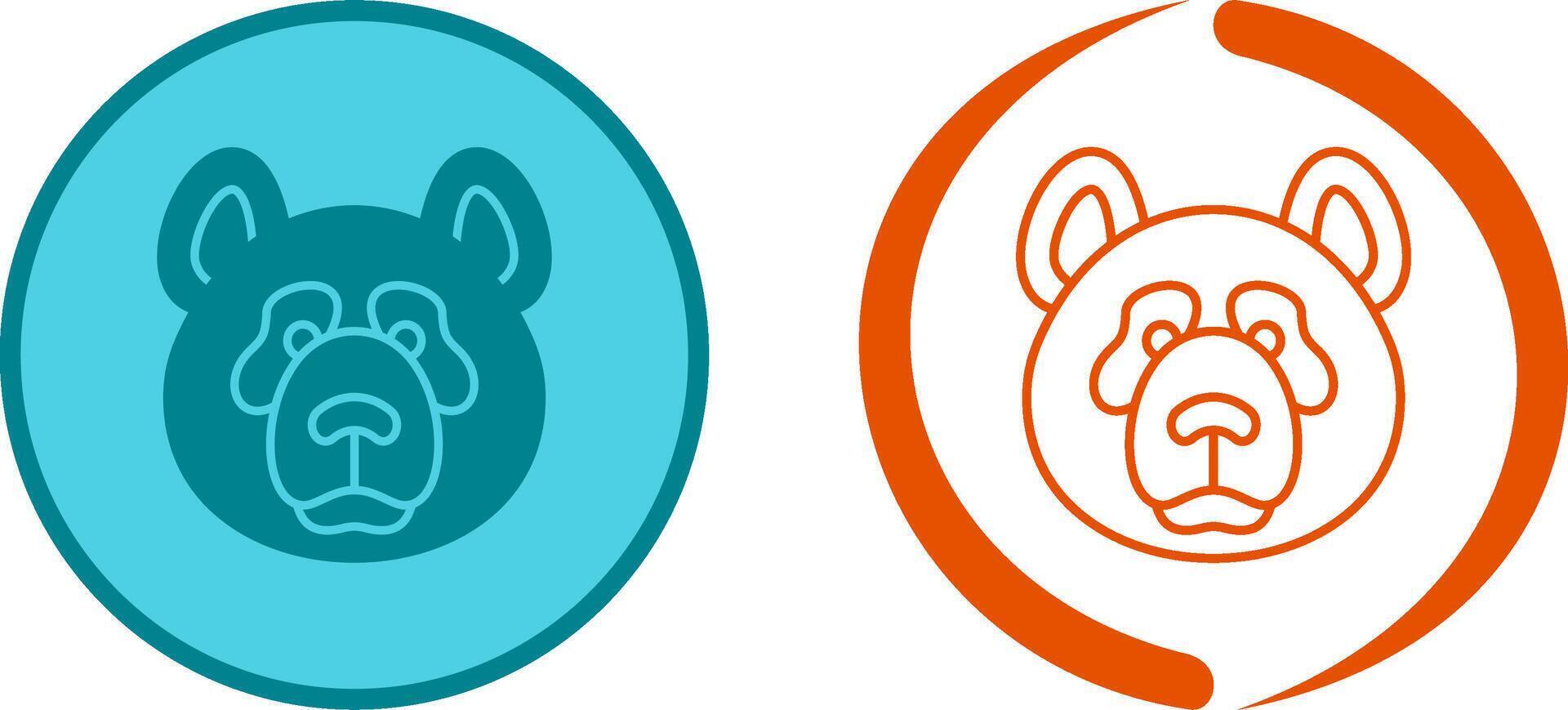 Panda Icon Design vector