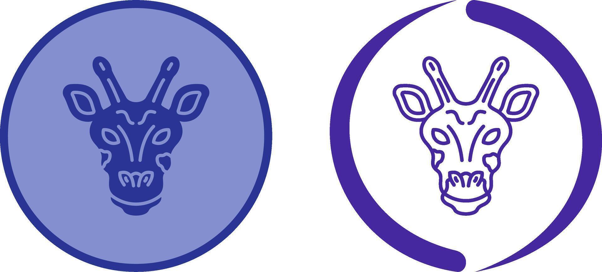 Giraffe Icon Design vector