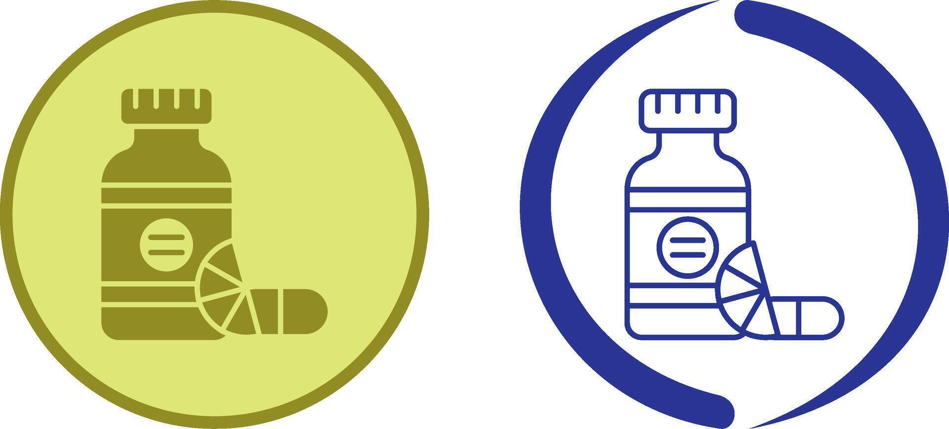 Vitamins Icon Design vector