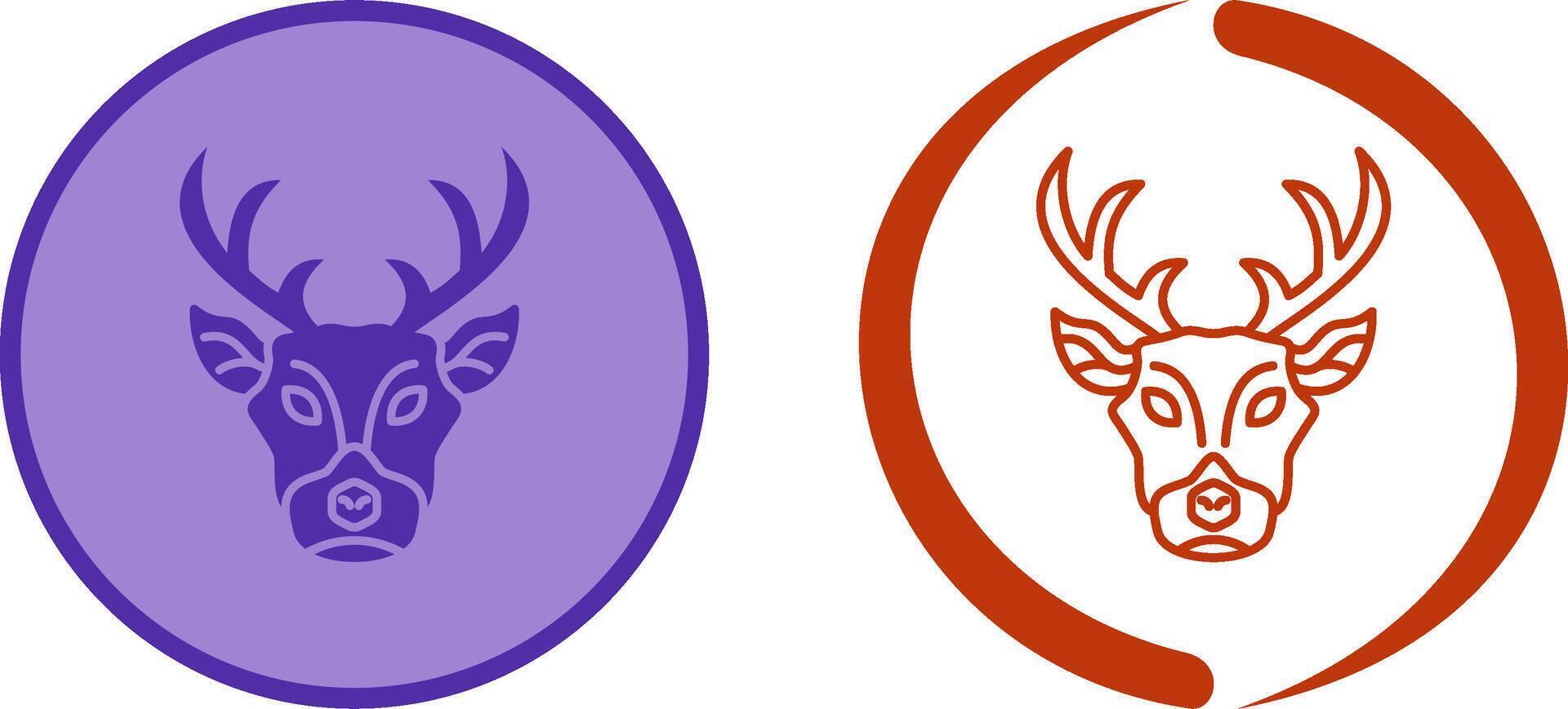 Deer Icon Design vector