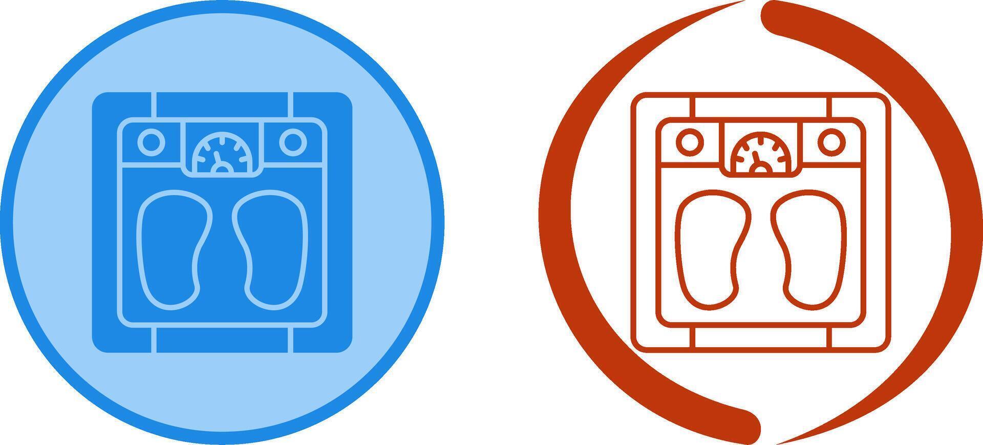 Weighing Scale Icon Design vector