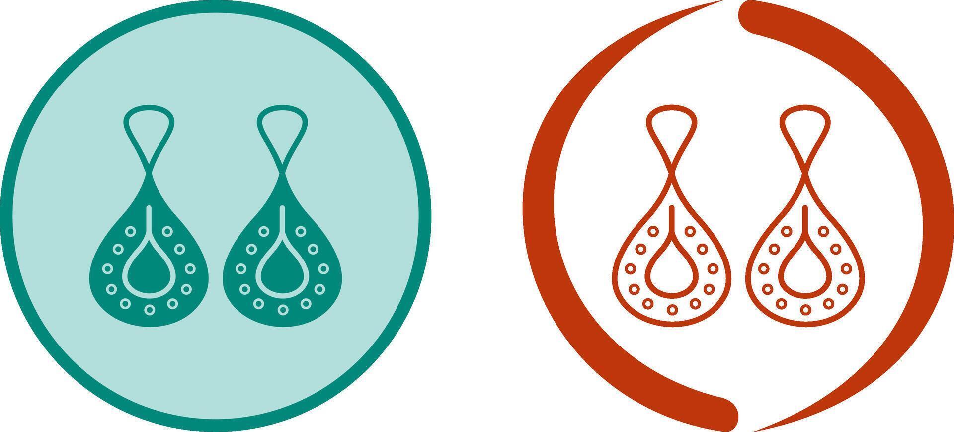 Earring Icon Design vector