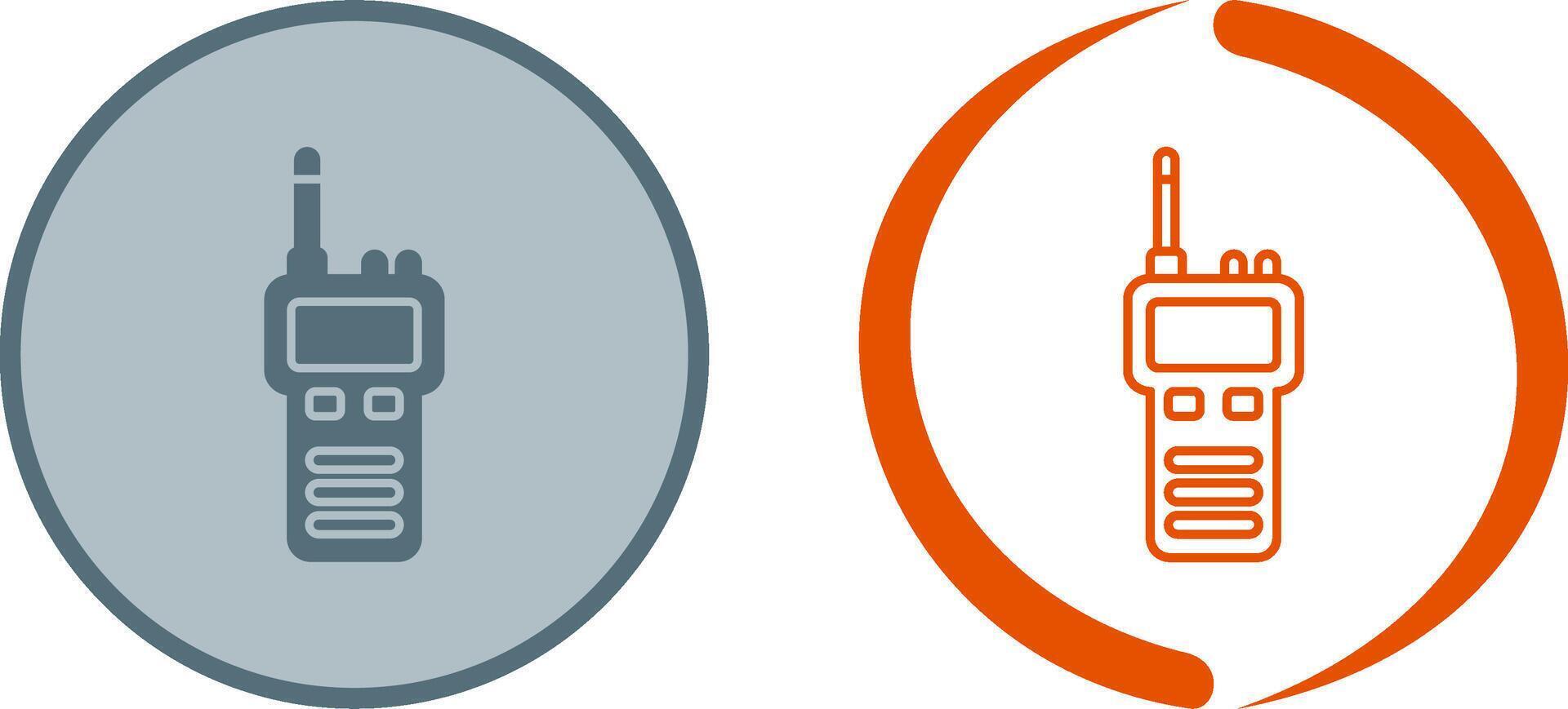 Walki Talkie Icon Design vector