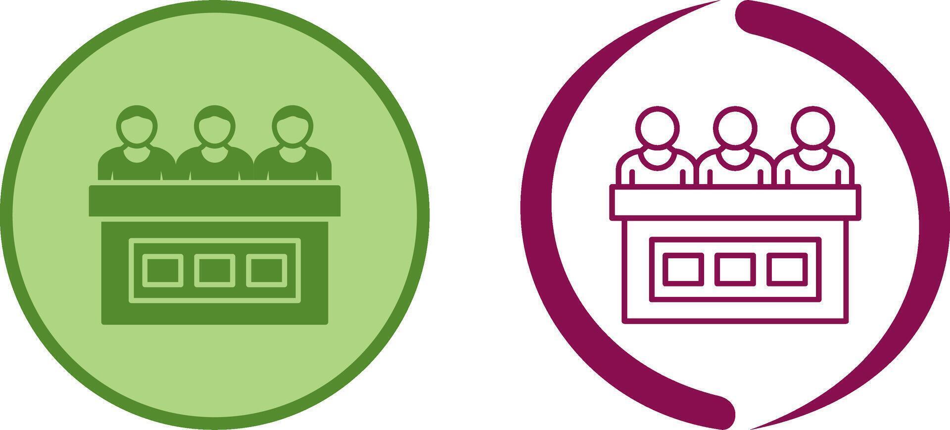 Jury Icon Design vector