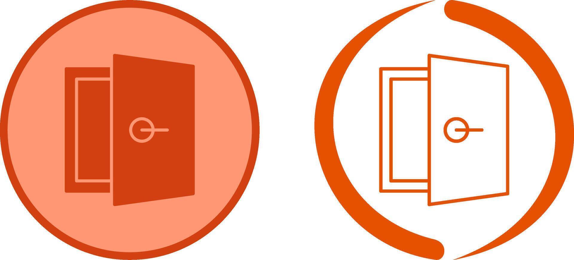 Door Icon Design vector