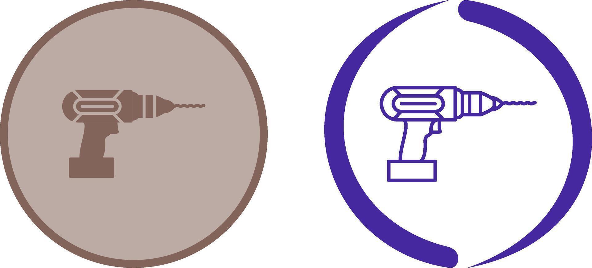 Drill Icon Design vector