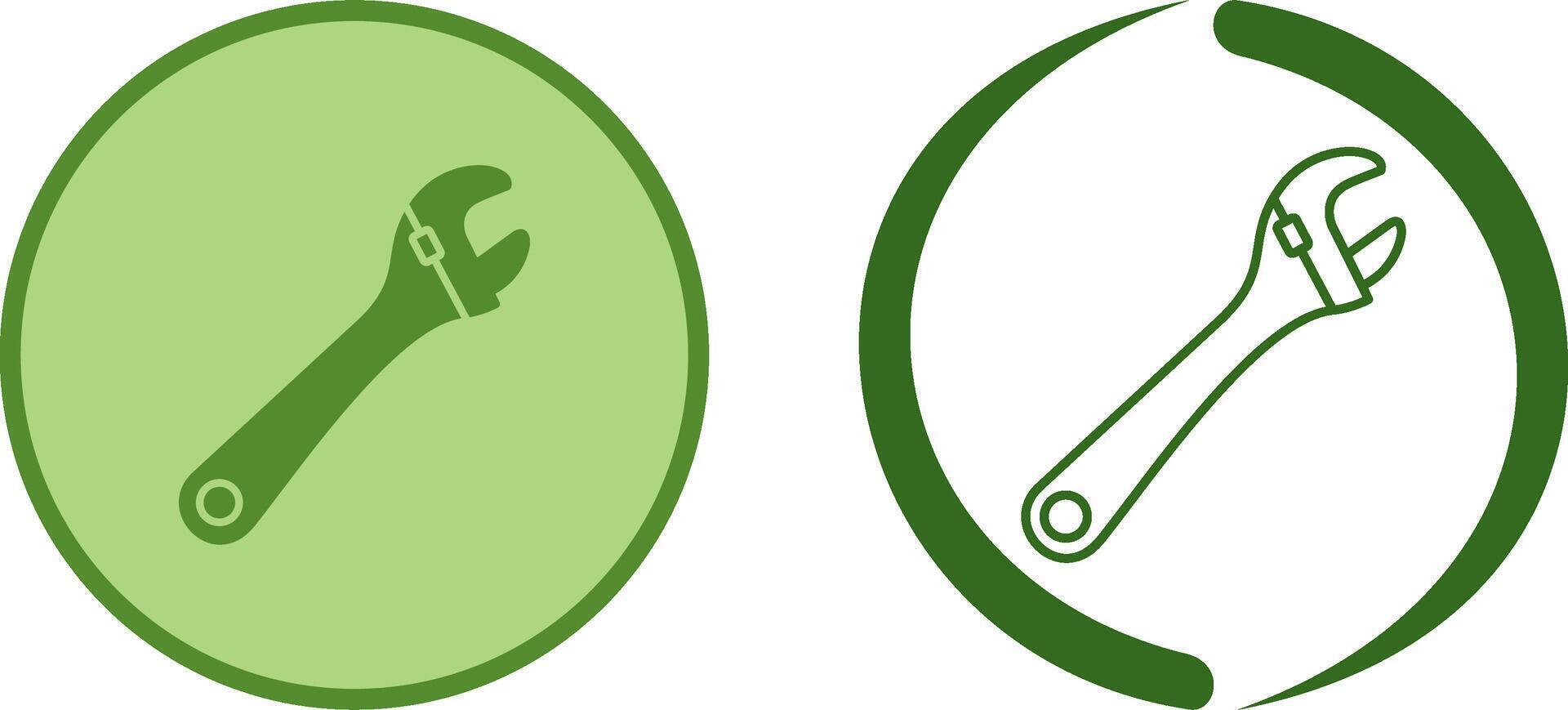 Wrench Icon Design vector