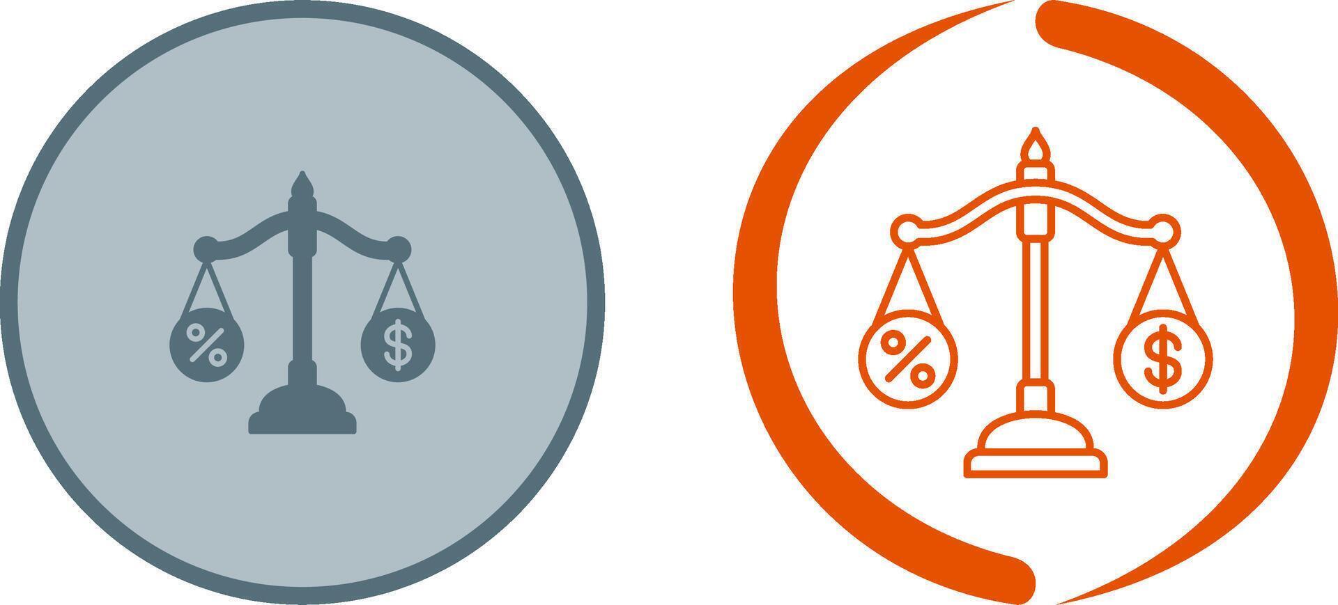 Scale Icon Design vector