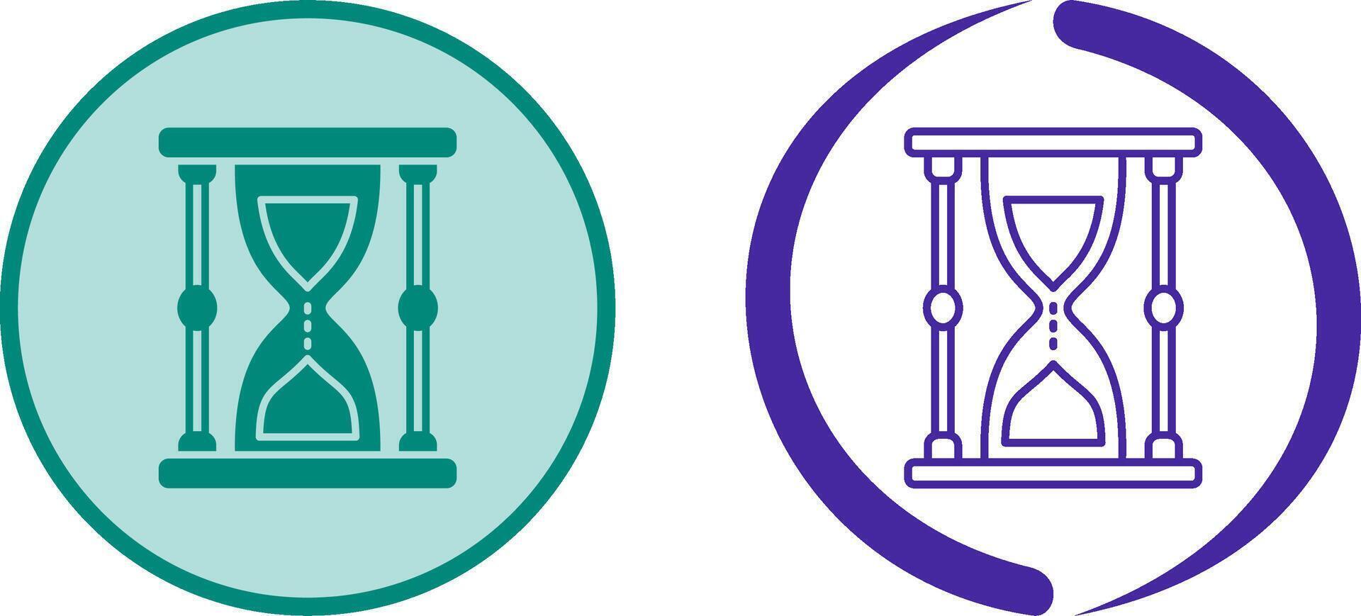 Hourglass Icon Design vector