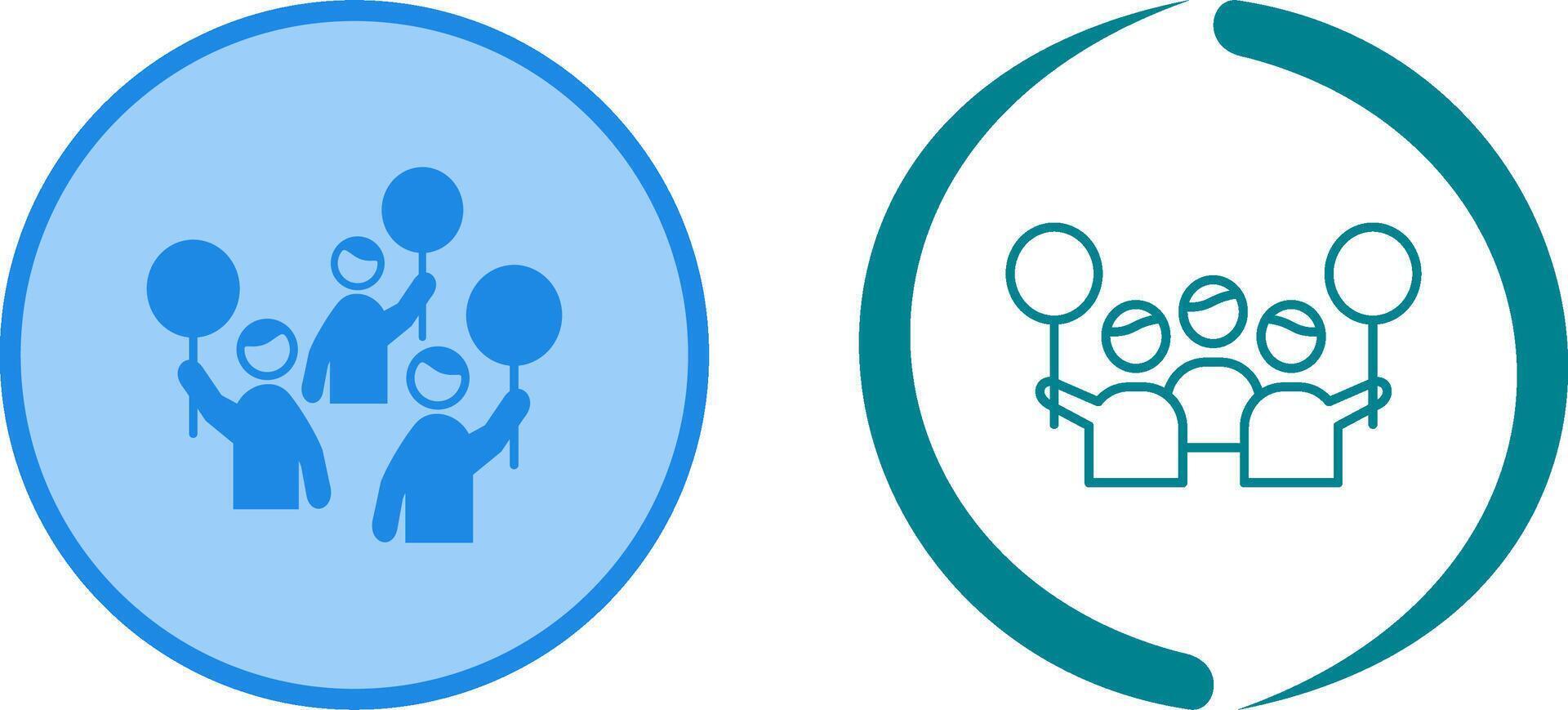 Protest Icon Design vector