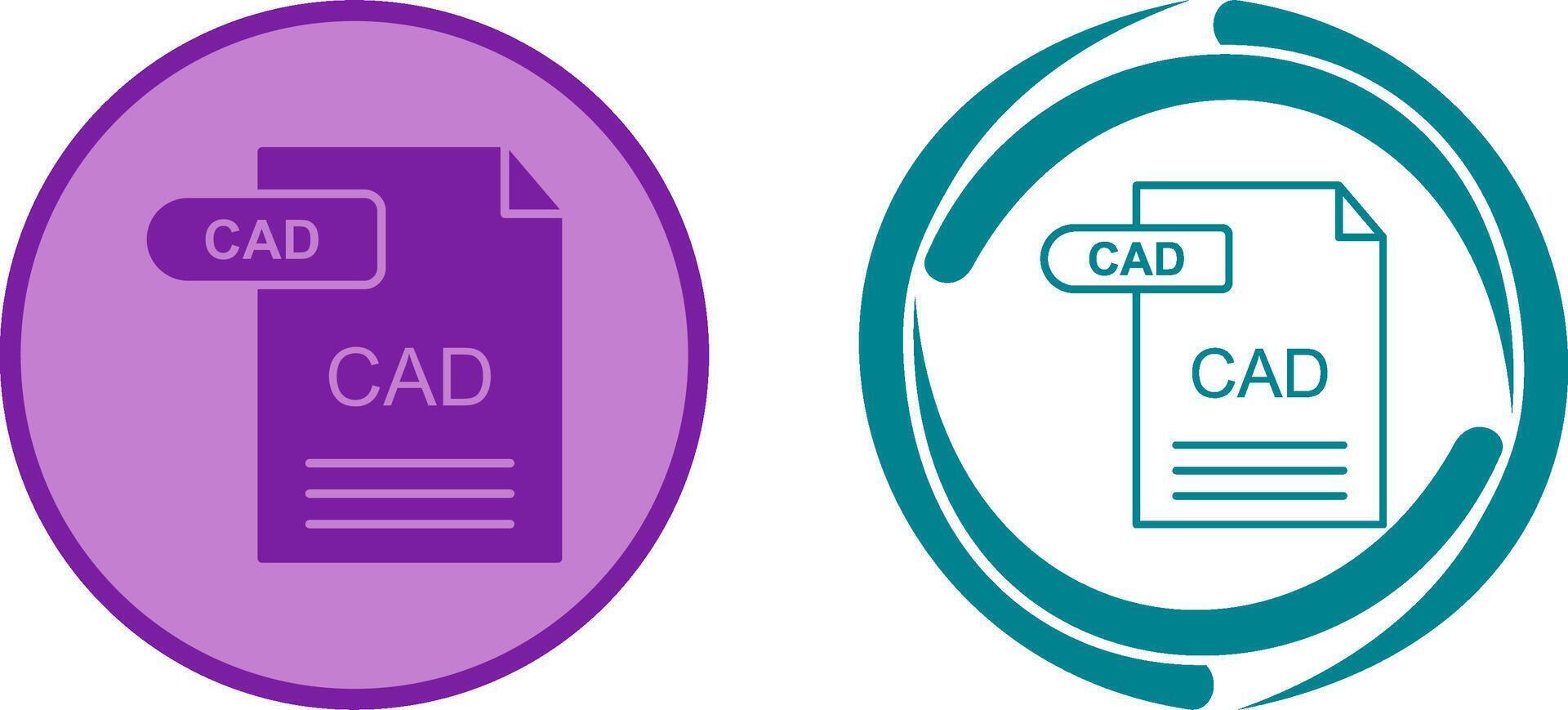CAD Icon Design vector