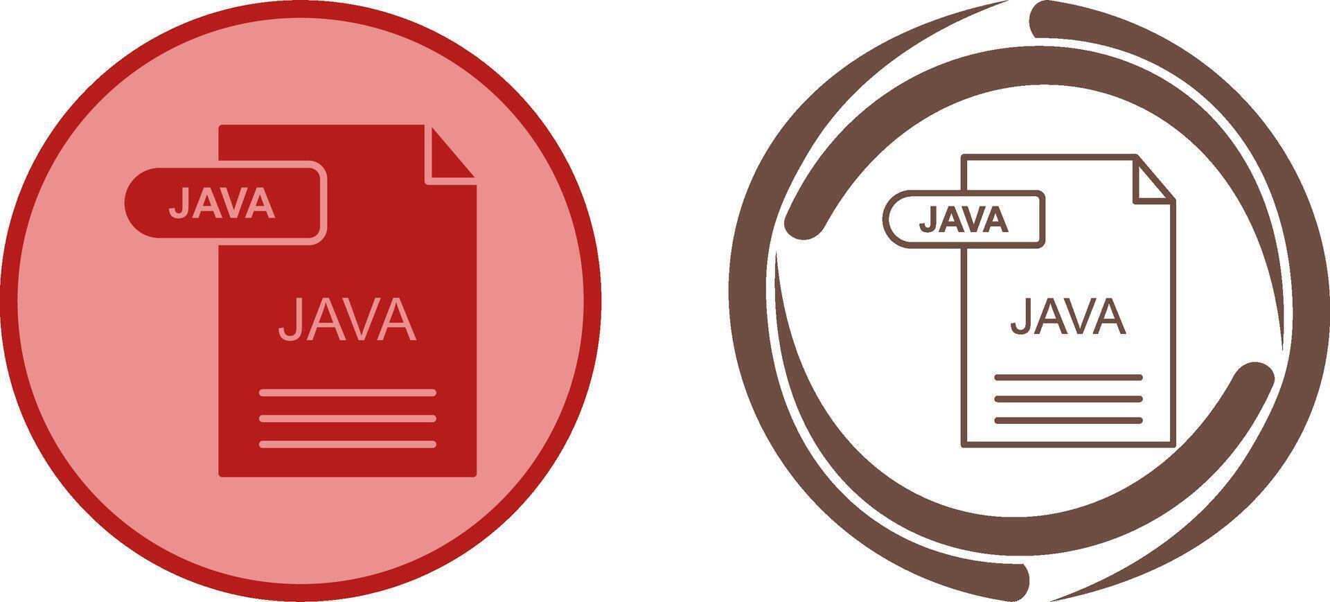 Java Icon Design vector