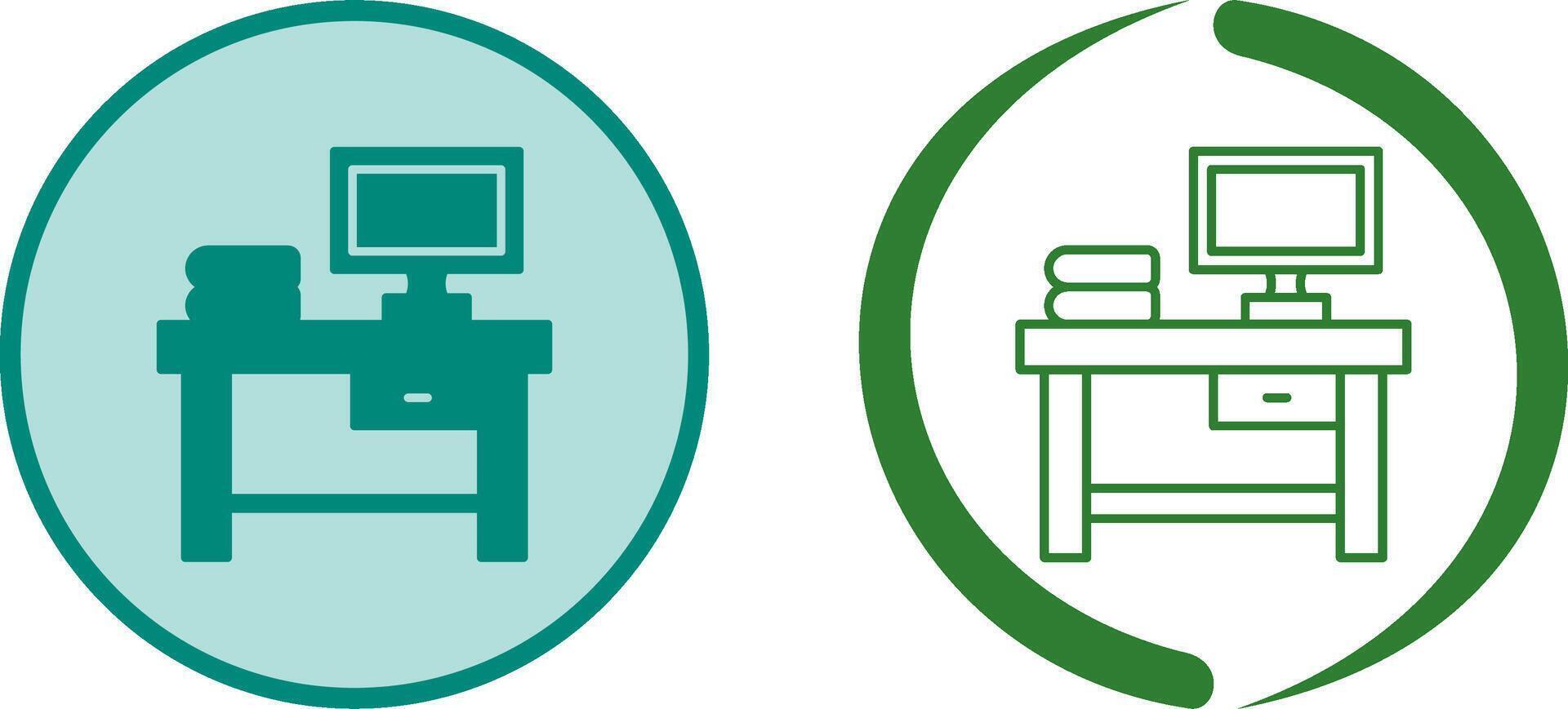 Table Icon Design vector