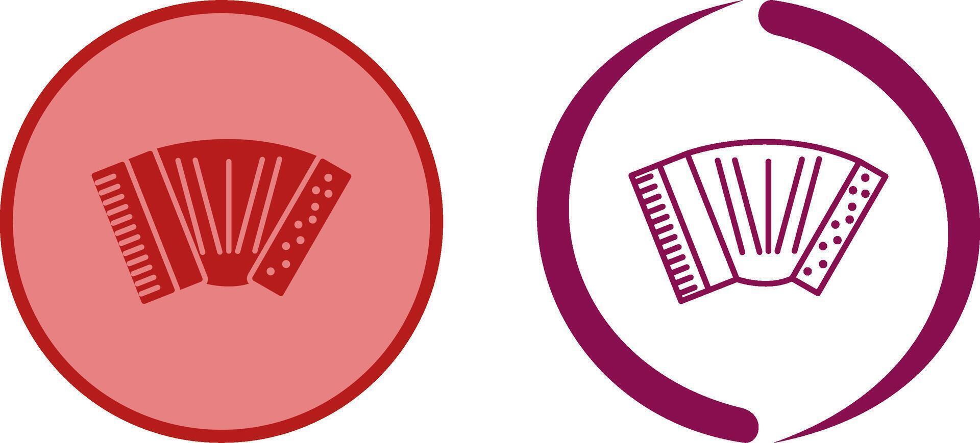 Accordion Icon Design vector