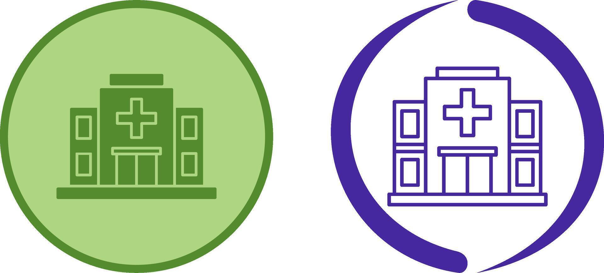 Hospital Icon Design vector