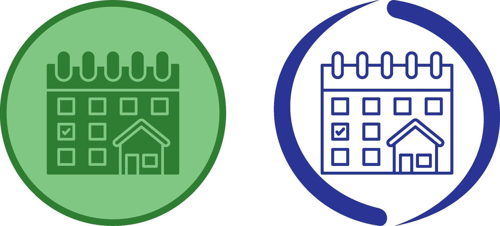 Calendar Icon Design vector