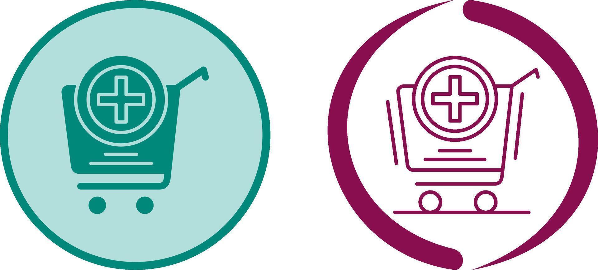 Add to Cart Icon Design vector