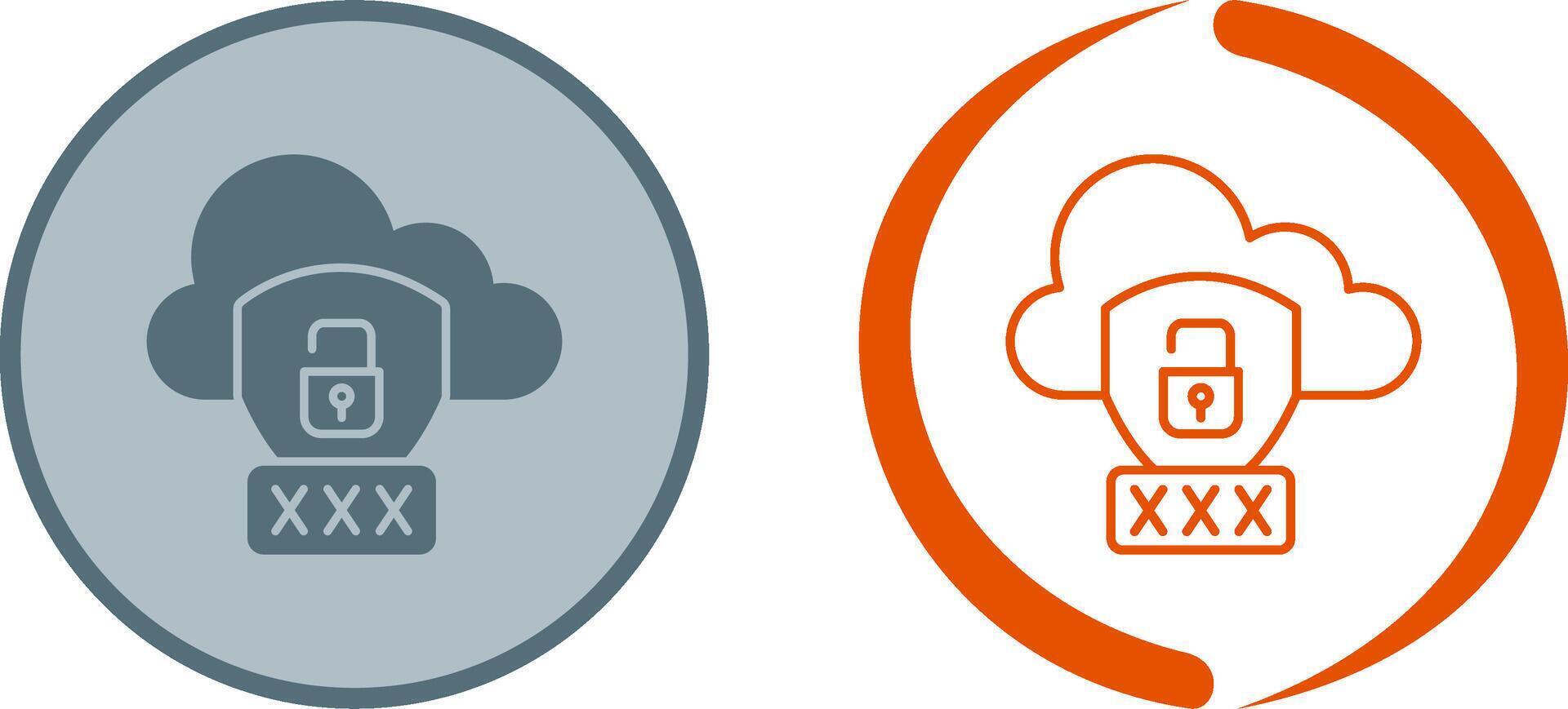 Password Icon Design vector