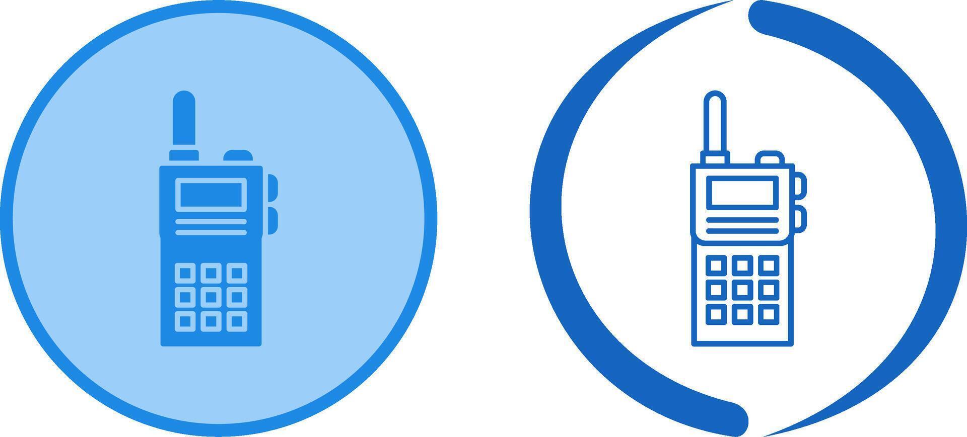 walkie película sonora icono diseño vector