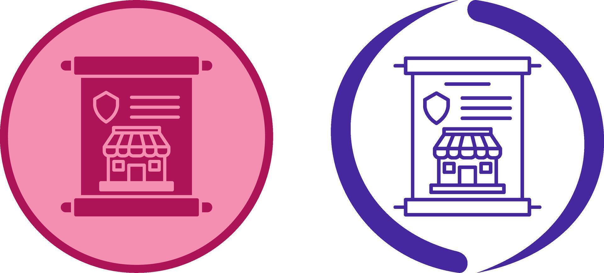 Policy Icon Design vector