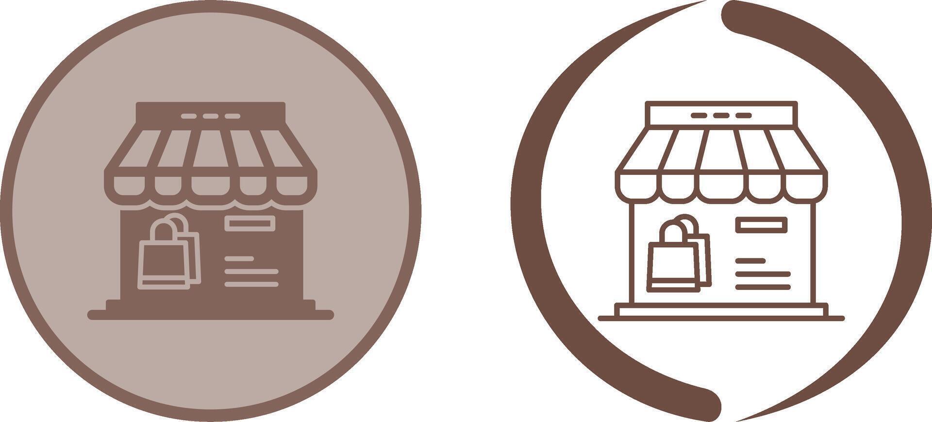 Shop Icon Design vector