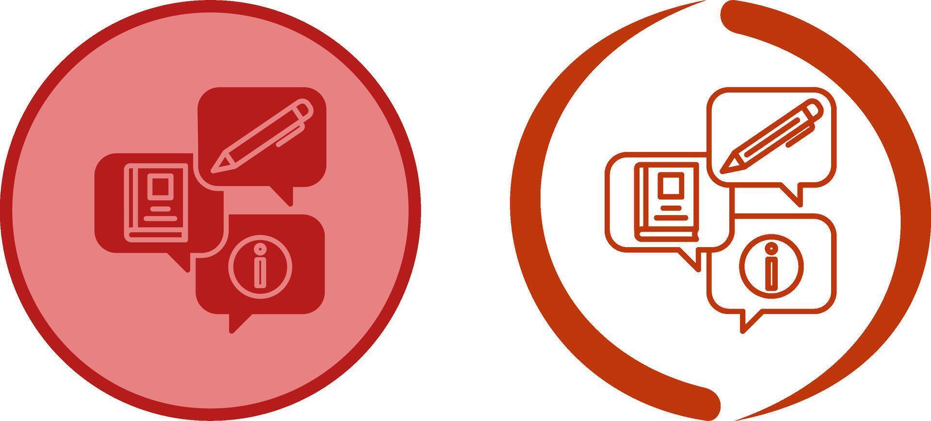 Education Forum Icon Design vector