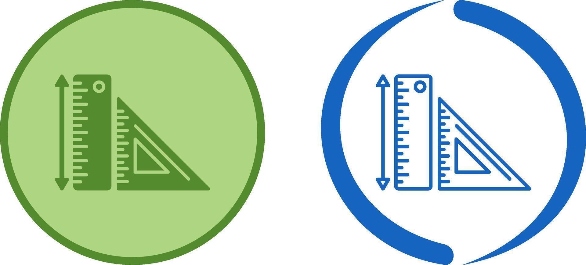 Rulers Icon Design vector