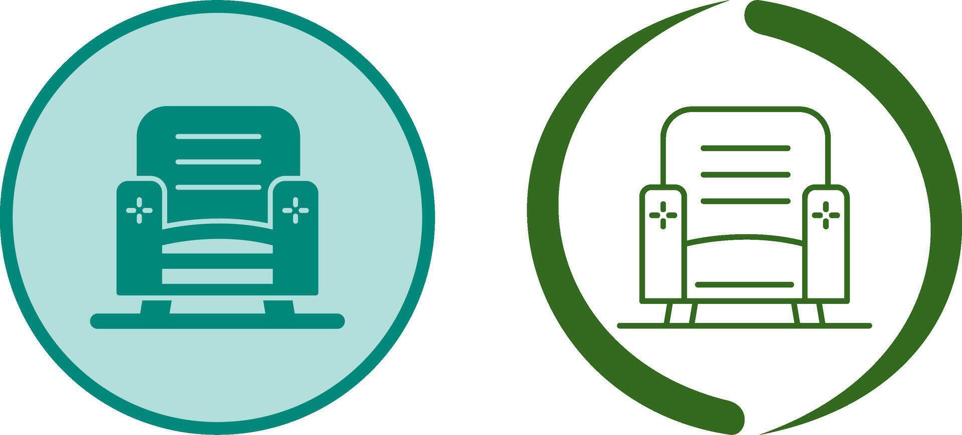 Armchair Icon Design vector