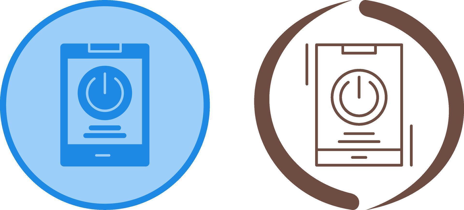 Power Icon Design vector