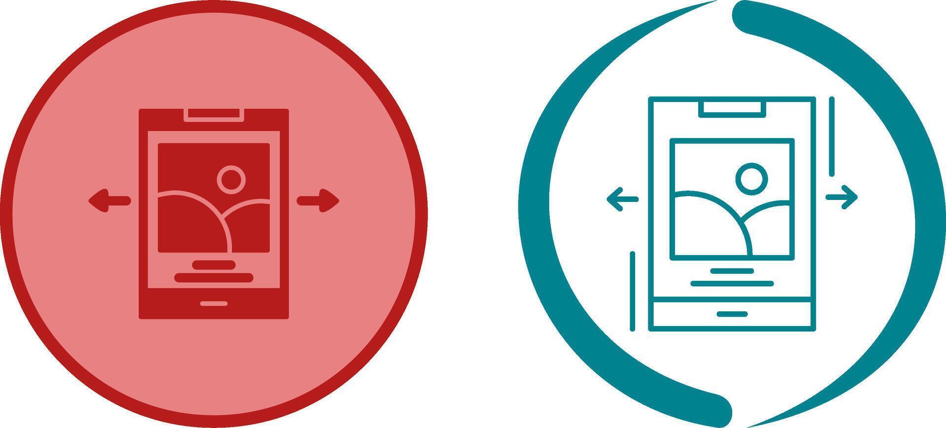 Swipe Icon Design vector