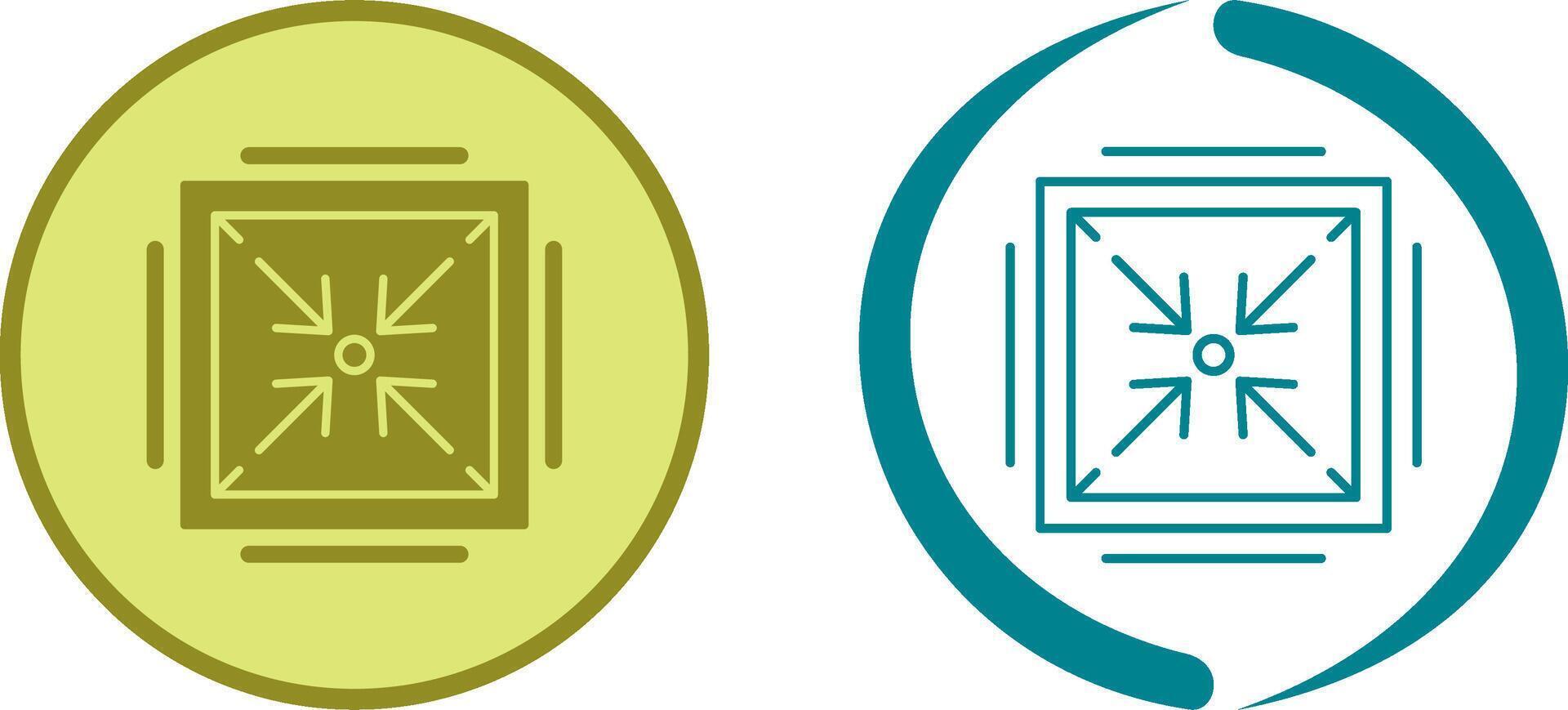Minimize Icon Design vector