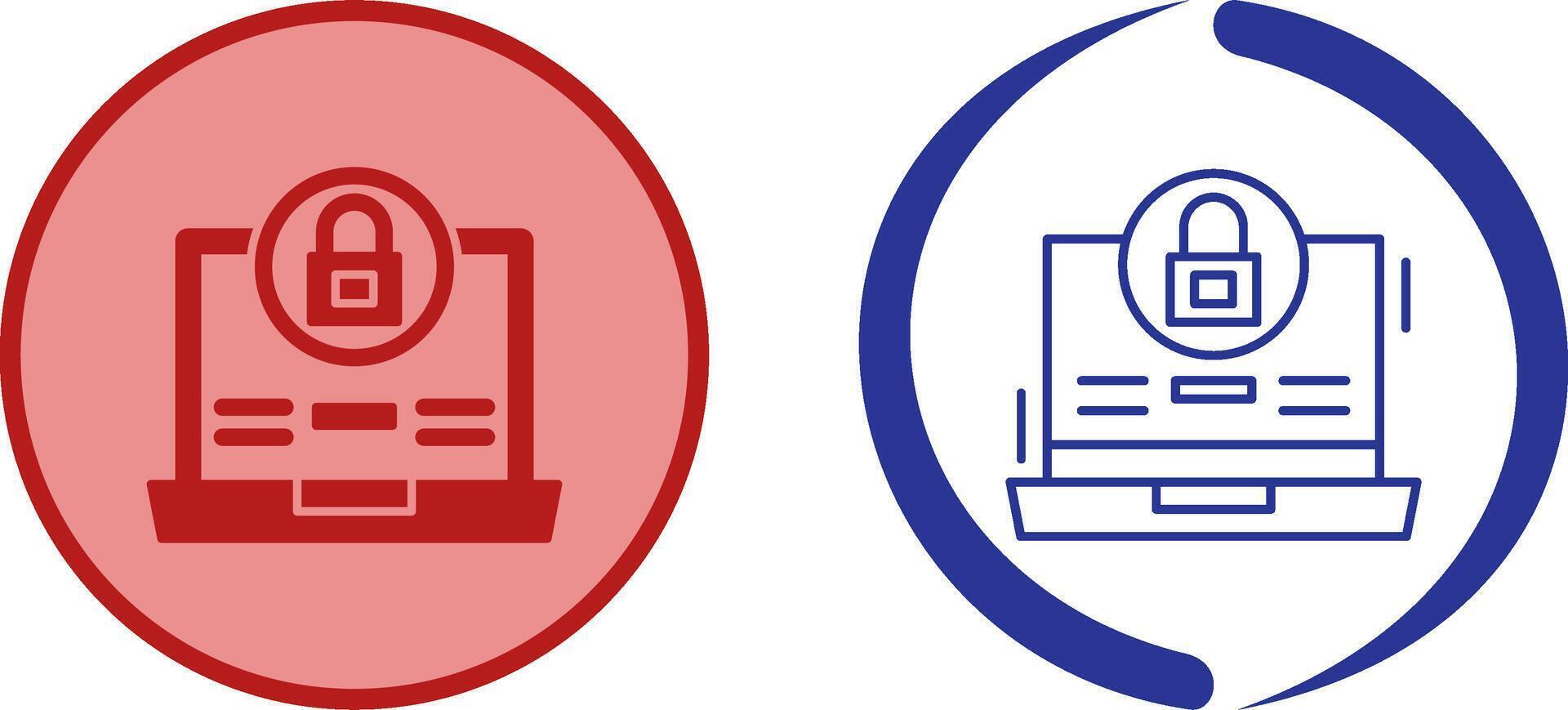 Lock Icon Design vector