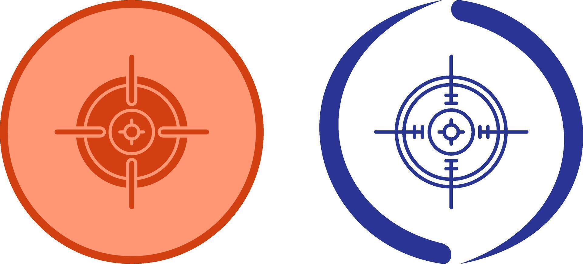 Aim Icon Design vector