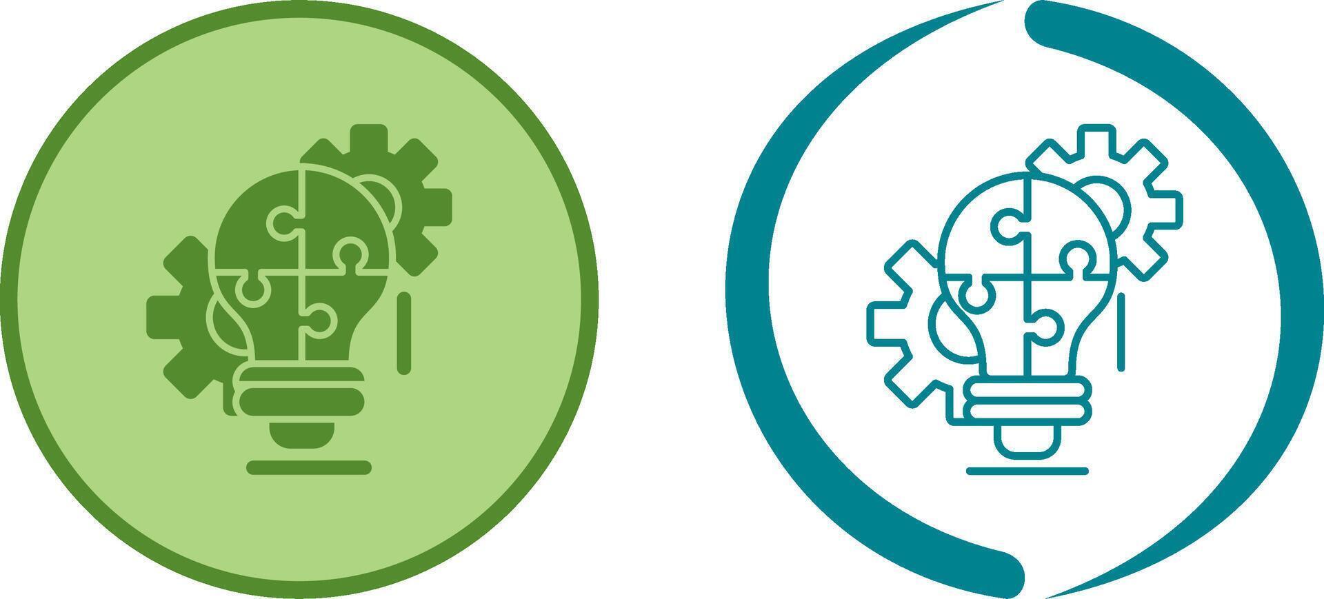 Problem Solving Icon Design vector