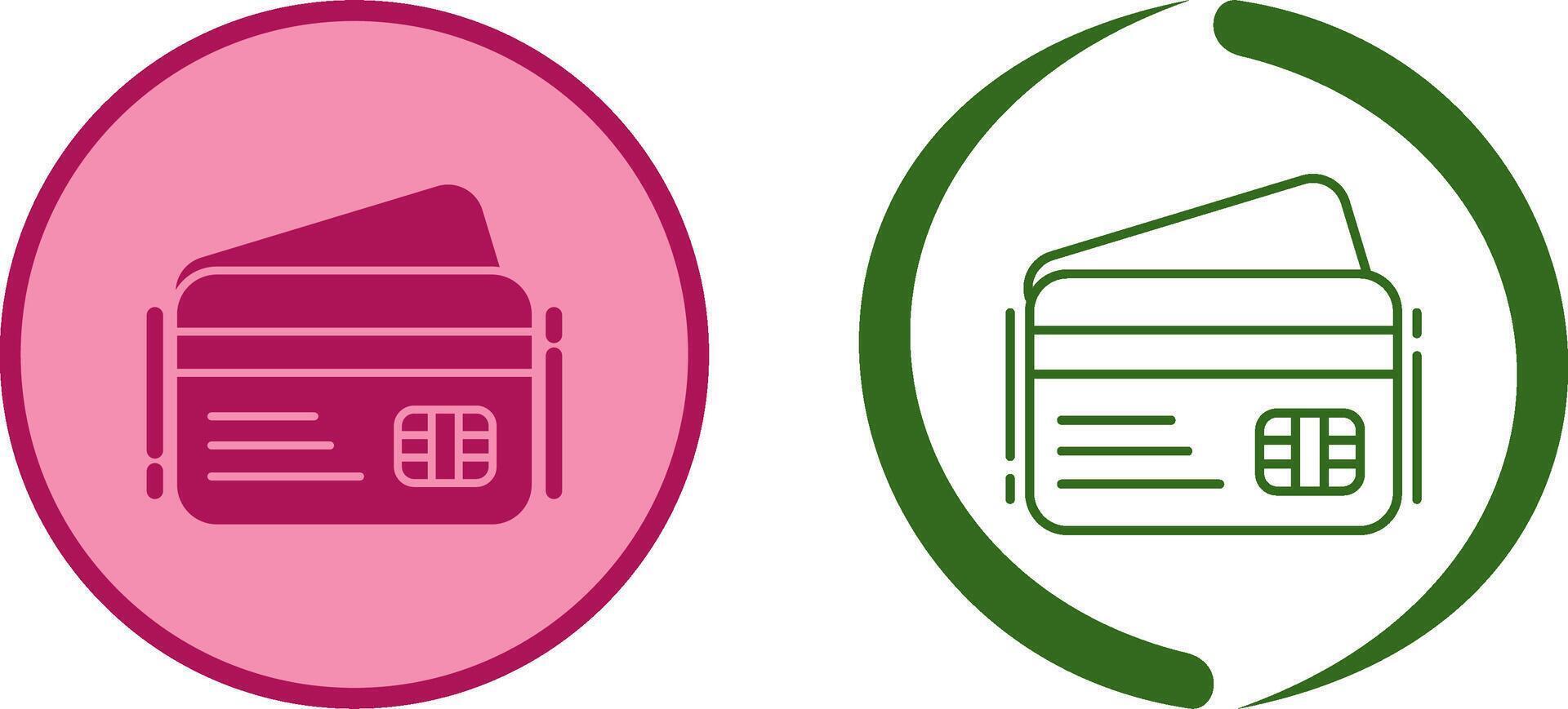 Credit Card Icon Design vector