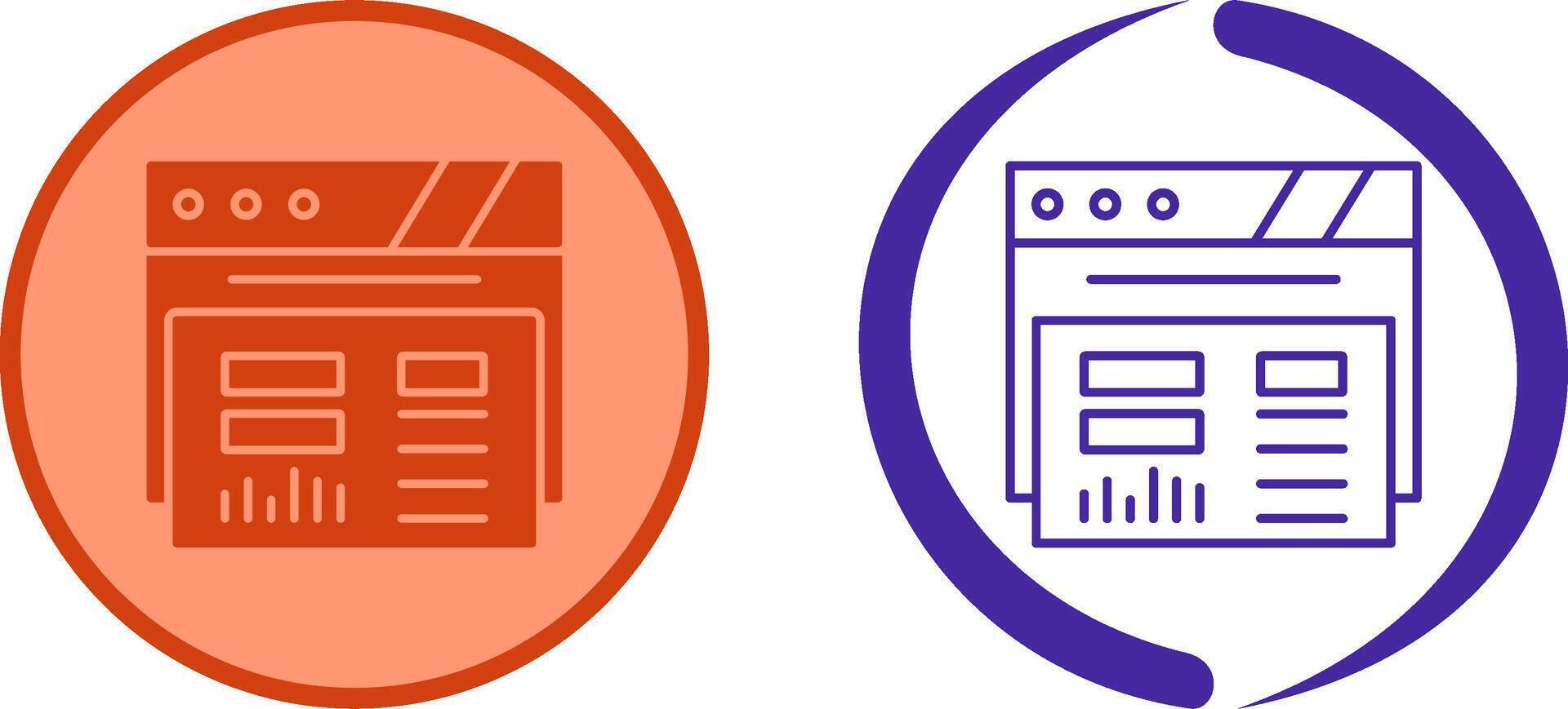 Dashboard Icon Design vector