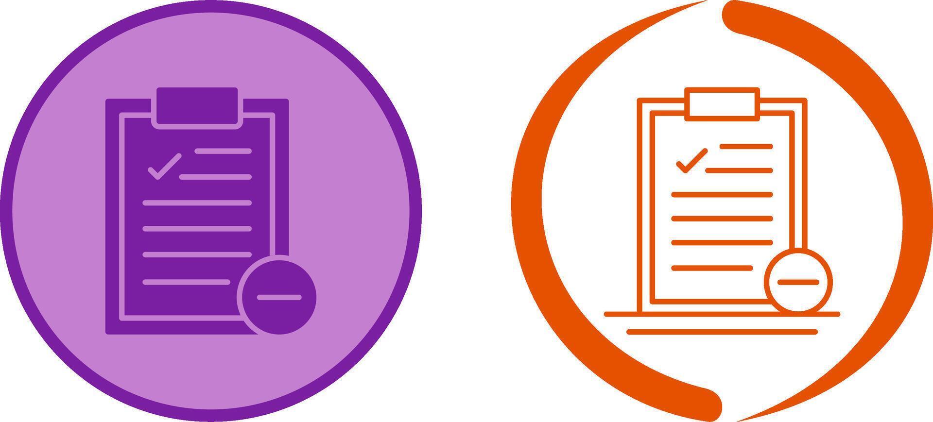 Remove Icon Design vector