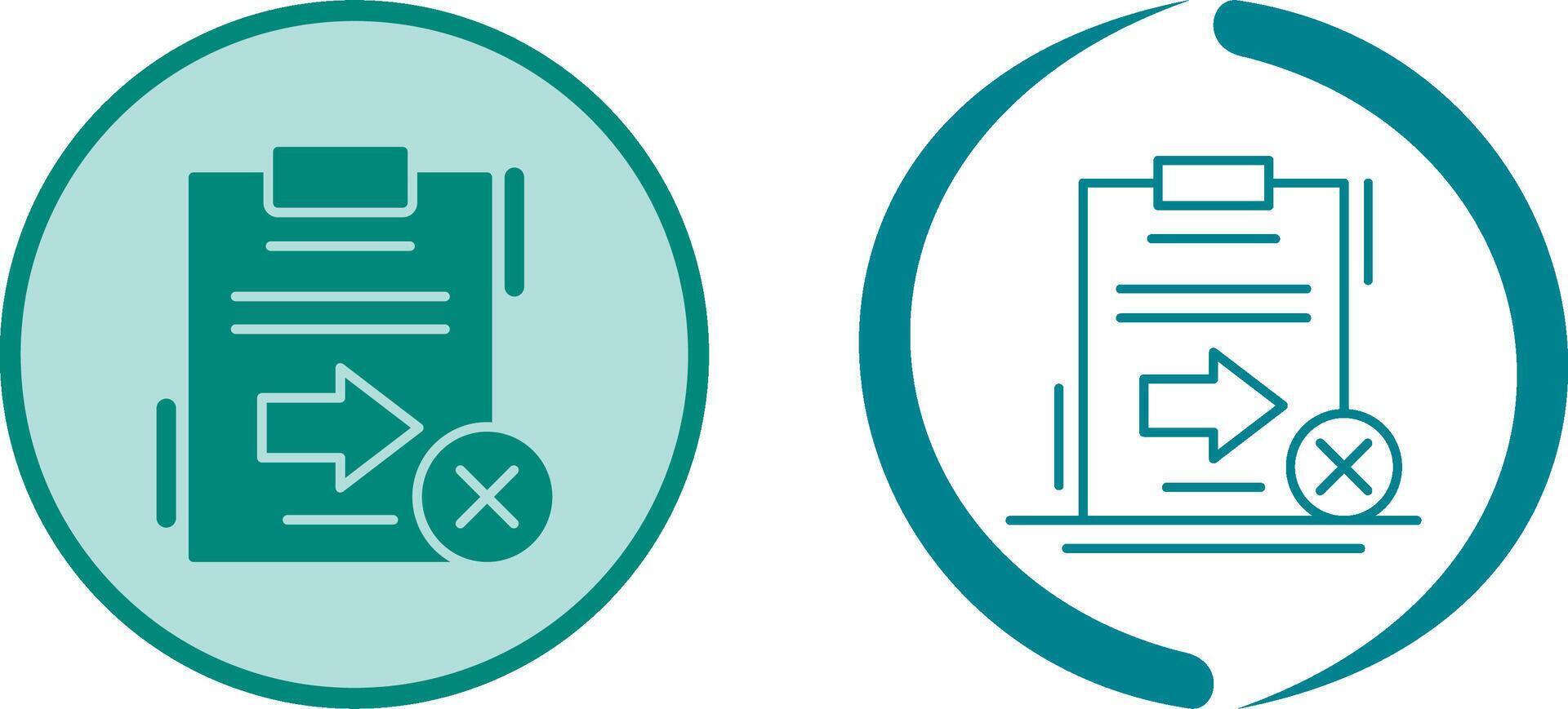 Send Failed Icon Design vector