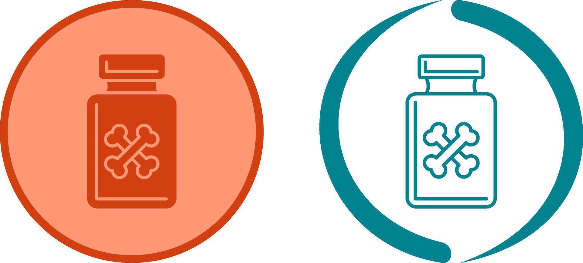 Poison Icon Design vector