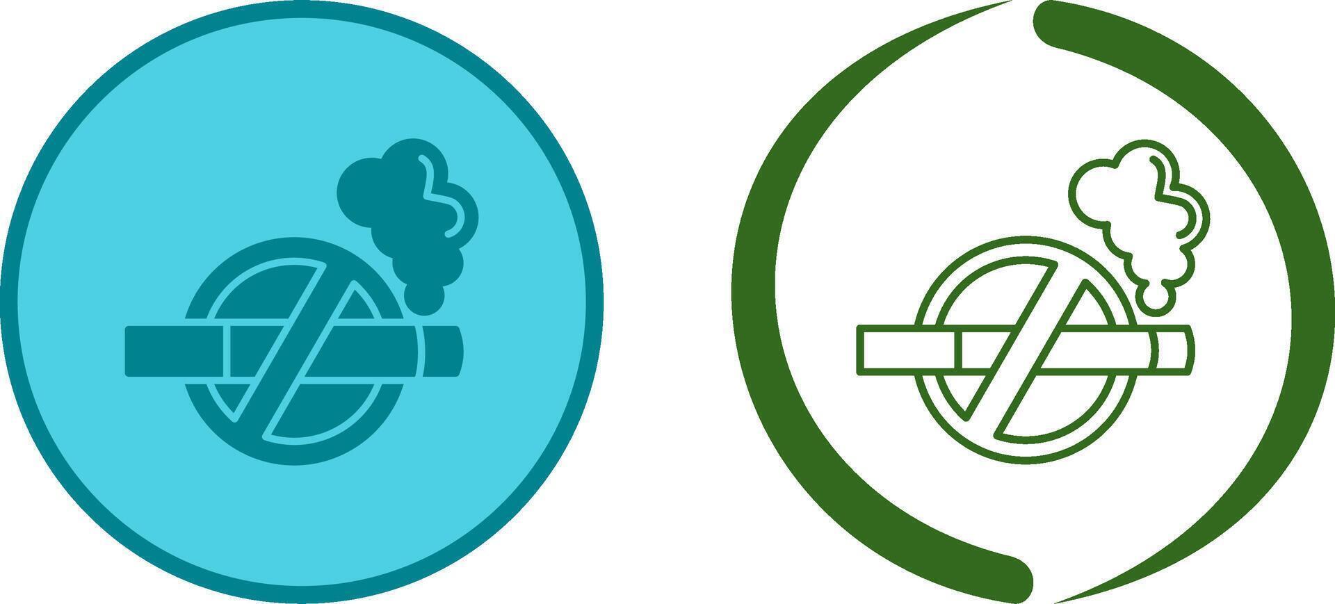 No Tobacco Icon Design vector