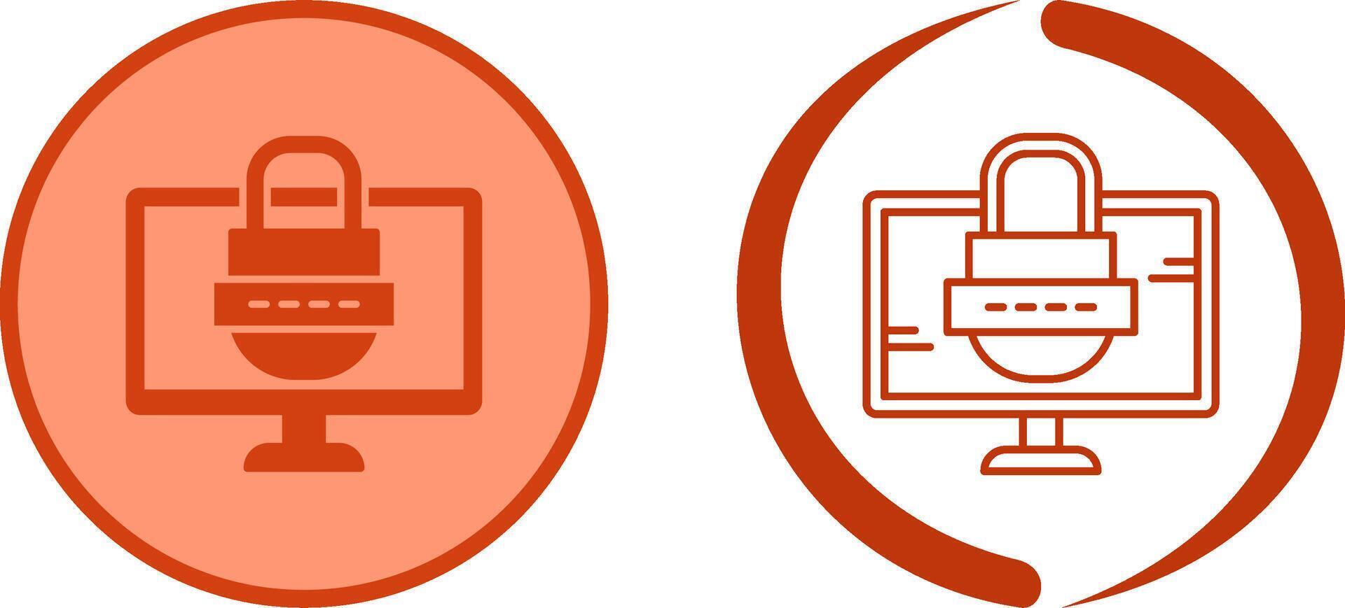Password Icon Design vector